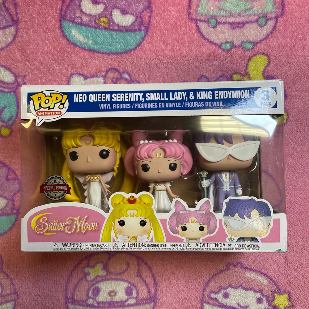 Limited edition, Sailor Moon Funko pop three pack💕